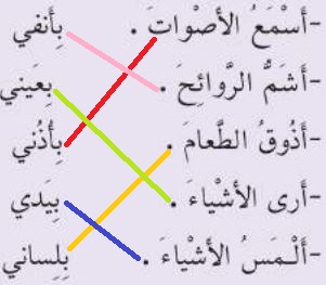 صل بخط الكلمة بالجملة المناسبة لها